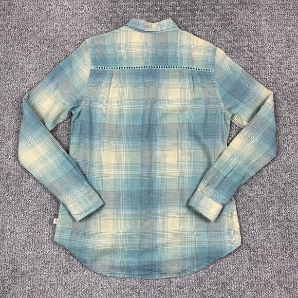Toad & Co Shirt Womens Small Plaid Long Sleeve Button Up Organic Casual Top - Picture 2 of 8
